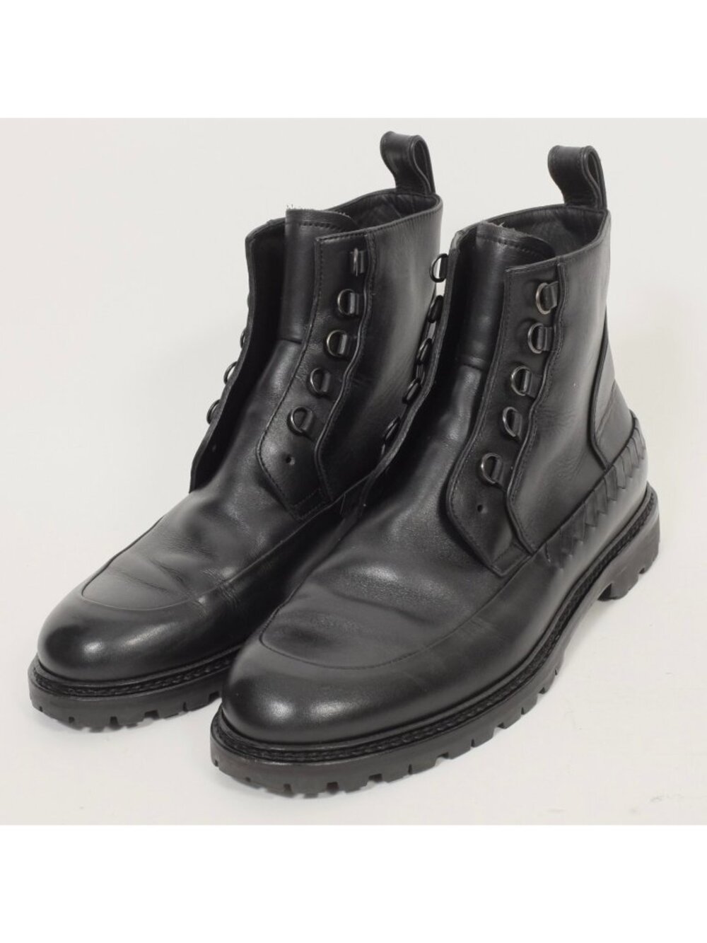 Bottega Veneta Intrecciato ankle boots 43 US 10 leather